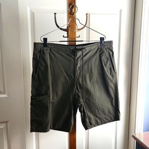 Chaps olive green cotton shorts